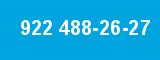 922 488-26-27